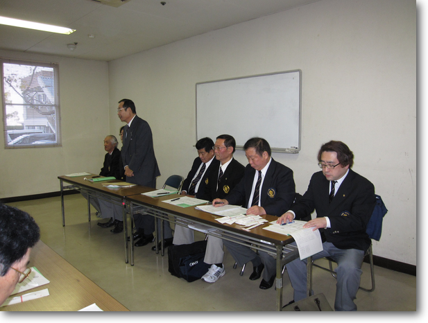 日本空手道連合会　奥村廣孝理事長からご挨拶をいただきました